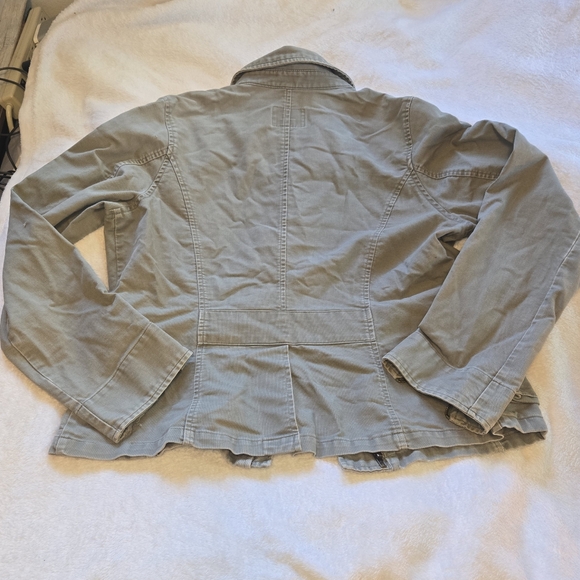 Women's Green Military Style Utility Jacket Old Navy Size XL Y2K - Picture 10 of 10